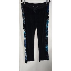 Y2K XCVI women M wide leg Valore velvet sweatpants lagenlook‎ boho